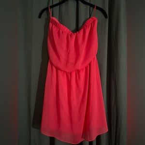 Express strapless summer dress